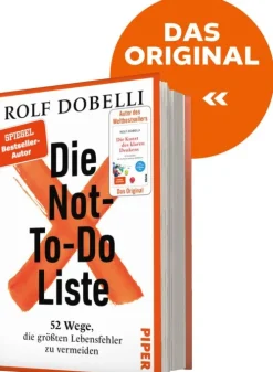 Piper Verlag GmbH Gesellschaft|Business & Karriere*Die Not-To-Do-Liste