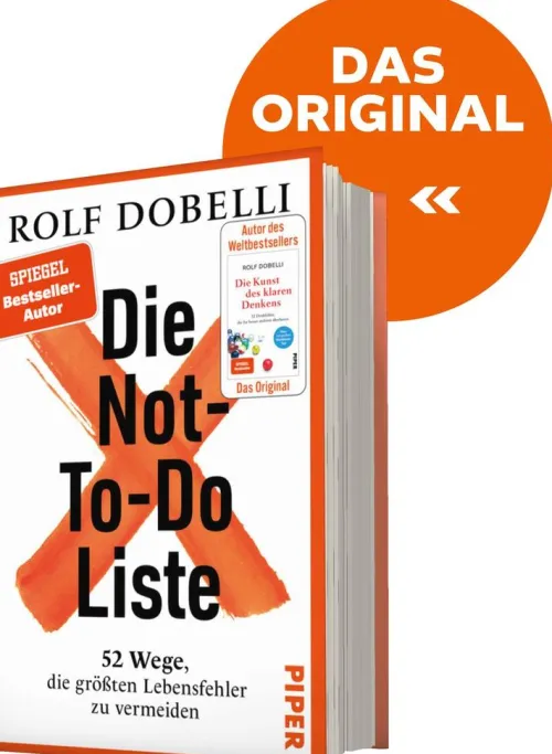 Piper Verlag GmbH Gesellschaft|Business & Karriere*Die Not-To-Do-Liste