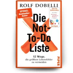 Piper Verlag GmbH Gesellschaft|Business & Karriere*Die Not-To-Do-Liste