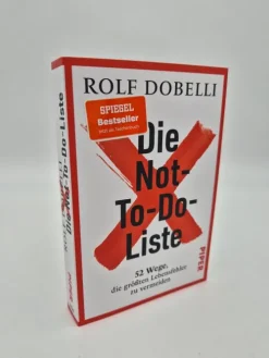 Piper Verlag GmbH Sachbücher*Die Not-To-Do-Liste