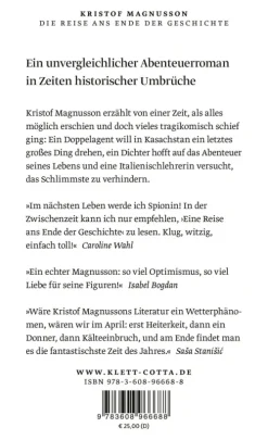 Klett-Cotta Verlag Literatur-Die Reise ans Ende der Geschichte
