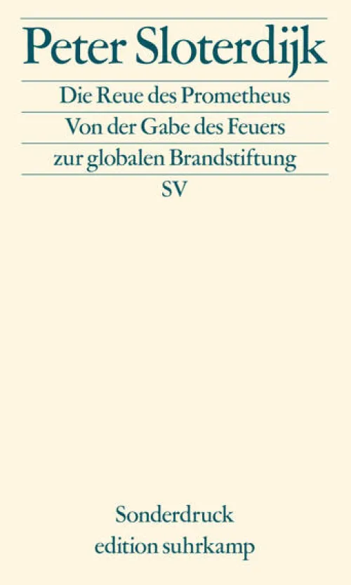 Die Reue des Prometheus*Suhrkamp Verlag Outlet