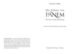 Oetinger Romane & Erzählungen-Die Tribute von Panem X. Das Lied von Vogel und Schlange