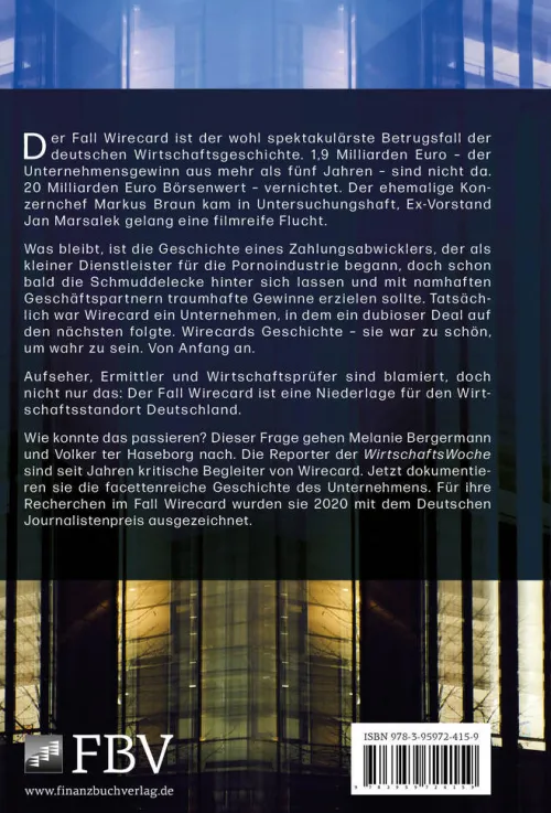 Finanzbuch Verlag Wirtschaft-Die Wirecard-Story