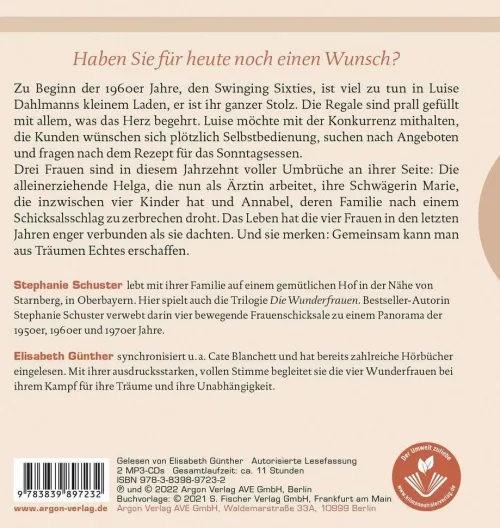 Die Wunderfrauen*Argon Verlag GmbH New
