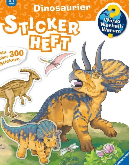 Ravensburger Verlag Stickerhefte-Dinosaurier Stickerheft