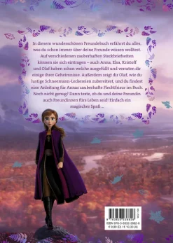 Panini Verlags GmbH Freundebücher*Disney Die Eiskönigin 2: Mein Anna-Freundebuch