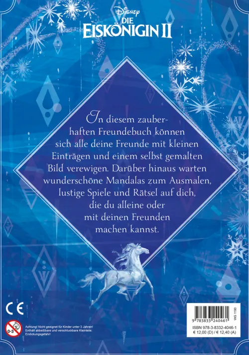 Panini Verlags GmbH Freundebücher-Disney Die Eiskönigin 2: Mein Freundebuch
