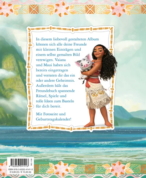 Panini Verlags GmbH Freundebücher-Disney Vaiana: Meine Freunde