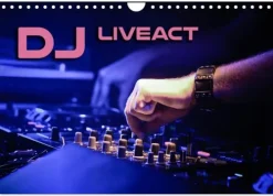 Calvendo Wandkalender-DJ Liveact (Wandkalender 2026 DIN A4 quer), Monatskalender