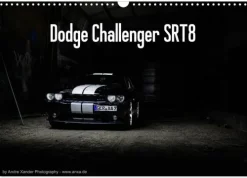 Calvendo Wandkalender-Dodge Challenger SRT8 (Wandkalender 2026 DIN A3 quer), Monatskalender