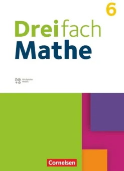 Dreifach Mathe 6. Schuljahr - Schülerbuch*Cornelsen Verlag GmbH New