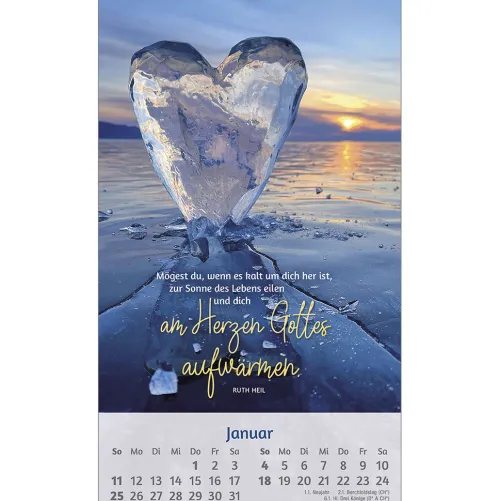 Kawohl Postkartenkalender*Du bist mir so wertvoll 2026