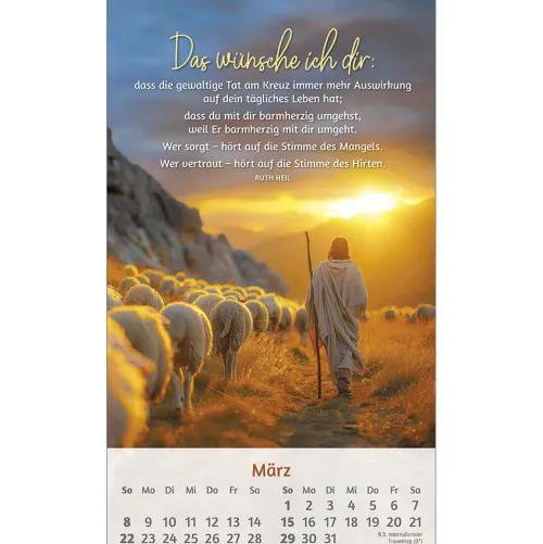 Kawohl Postkartenkalender*Du bist mir so wertvoll 2026