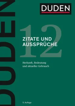Duden Lexika & Sprachen-- Zitate und Aussprüche
