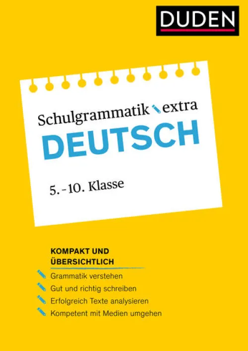 Duden Schulgrammatik extra Deutsch*Bibliograph. Instit. GmbH Clearance