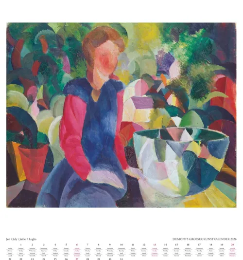 DuMont Kalenderverlag Wandkalender*DUMONT - DUMONTS Großer Kunstkalender 2026 - Wandkalender 45 x 48 cm - Meisterwerke der Klassischen Moderne, Impressionisten & Expressionisten für Kunstliebhaber