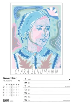 DUMONT - Starke Frauen 2026 - Wochenkalender mit 53 Porträts & Biografien - Wandkalender 21 x 30 cm mit Spiralbindung*DuMont Kalenderverlag Sale