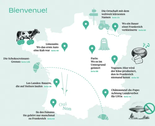 Dumont Reise Vlg GmbH + C Reiseberichte*DUMONTs Unnützes Reisewissen Frankreich