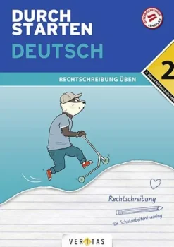 Durchstarten 2. Klasse - Deutsch Mittelschule/AHS - Rechtschreibung*Veritas Verlag Sale