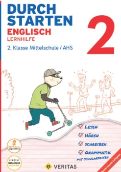 Veritas Verlag Mittlere Reife·Fremdsprachen-Durchstarten 2. Klasse - Englisch Mittelschule/AHS - Lernhilfe inkl. Audio-CD. App-Inhalte für mobiles Üben