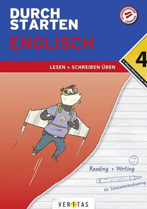 Veritas Verlag Mittlere Reife·Fremdsprachen*Durchstarten 4. Klasse - Englisch Mittelschule/AHS - Lesen und Schreiben