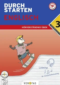 Durchstarten 3. Klasse - Englisch Mittelschule/AH - Hörverständnis*Veritas Verlag Sale