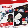 Edding Kalligraphie & Handlettering*1340 brush pen, Happy Lettering 9er Set