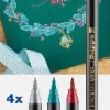 1340 metallic brushpen, Pinselstift 4er-Set Xmas*Edding Best