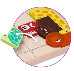 Eichhorn Puzzles & Puzzlezubehör-EH Tierset in Holzbox