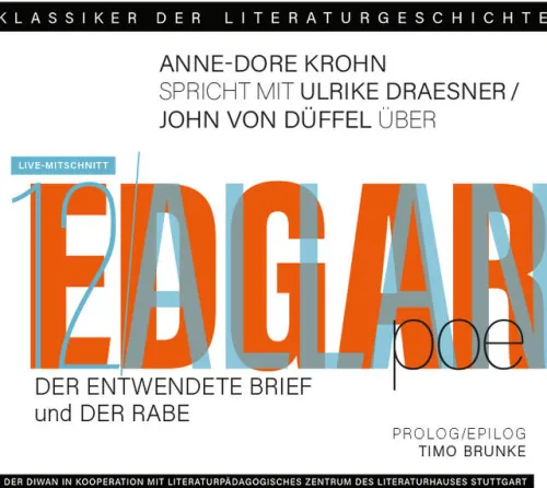 Ein Gespräch über Edgar Allen Poe - Der entwendete Brief und Der Rabe*Diwan Hörbuchverlag Clearance