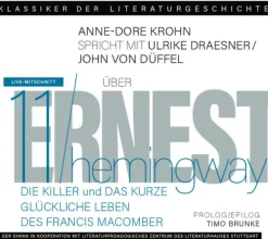 Ein Gespräch über Ernest Hemingway - Die Killer und Das kurze glückliche Leben des Francis Macomber*Diwan Hörbuchverlag Outlet
