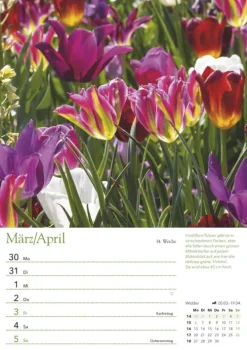 Neumann Verlage GmbH & Co Wochenkalender-Ein Jahr in meinem Garten - Wochenkalender 2026 - Garten-Kalender mit 53 Blatt - Format 21,0 x 29,7 cm - Spiralbindung