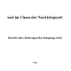 epubli Geschichte*Eine Jugend im III. Reich und im Chaos der Nachkriegszeit