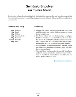 smarticular Verlag Vollwertküche|Kochbücher Nach Zubereitung*Eingemacht & zugedreht