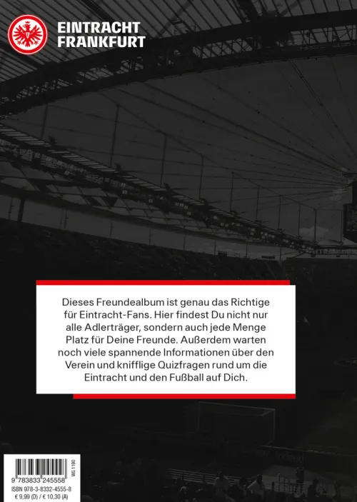 Panini Verlags GmbH Freundebücher-Eintracht Frankfurt: Meine Freunde - Das offizielle Eintracht Frankfurt Freundebuch