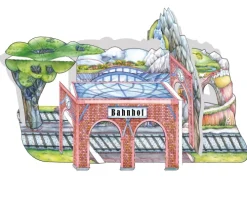 Atelier Color Bastelpapier & Origami-Eisenbahn basteln Bastelbogen Ausschneidebogen zum Spielen