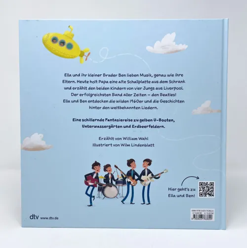 dtv Verlagsgesellschaft Comics*Ella & Ben und die Beatles - Von Pilzköpfen, Erdbeerfeldern und gelben U-Booten