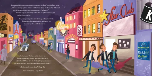 dtv Verlagsgesellschaft Comics*Ella & Ben und die Beatles - Von Pilzköpfen, Erdbeerfeldern und gelben U-Booten