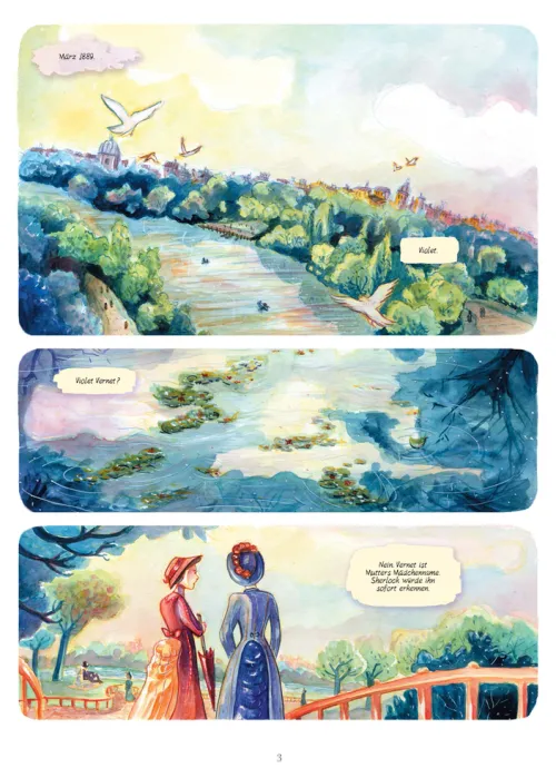 Splitter Verlag Graphic Novels-Enola Holmes (Comic). Band 3