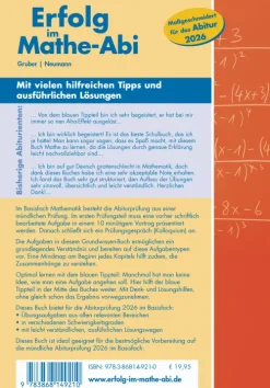 Freiburger Verlag Abi Trainer·Mathematik-Erfolg im Mathe-Abi 2026 Grundwissen Basisfach Baden-Württemberg