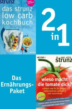 Penguin Random House Gesunde Ernährung-Ernährung-2in1-Bundle: Wieso macht die Tomate dick, Das Strunz-Low-Carb-Kochbuch