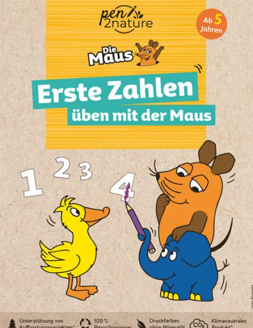 Naumann & Göbel Verlagsg. Nachhaltigkeit-Erste Zahlen üben mit der Maus. Für Kinder ab 5 Jahren