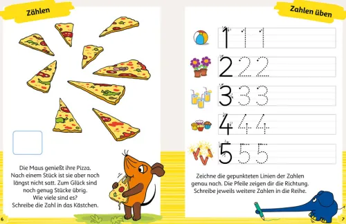 Naumann & Göbel Verlagsg. Nachhaltigkeit-Erste Zahlen üben mit der Maus. Für Kinder ab 5 Jahren