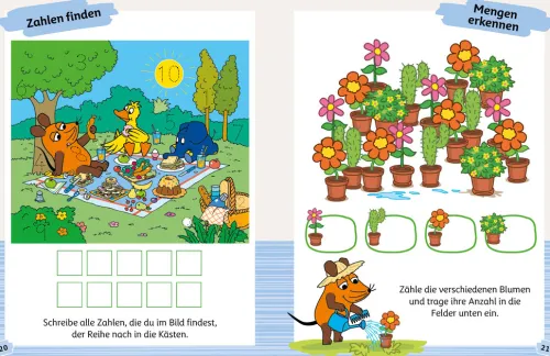 Naumann & Göbel Verlagsg. Nachhaltigkeit-Erste Zahlen üben mit der Maus. Für Kinder ab 5 Jahren