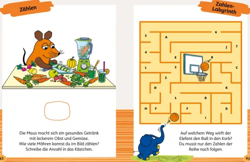 Naumann & Göbel Verlagsg. Nachhaltigkeit-Erste Zahlen üben mit der Maus. Für Kinder ab 5 Jahren