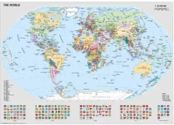 Erwachsenenpuzzle 1000 Teile - Politische Weltkarte*Ravensburger Spieleverlag