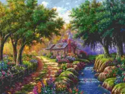 Erwachsenenpuzzle 1500 Teile - Cottage am Fluß*Ravensburger Spieleverlag Hot