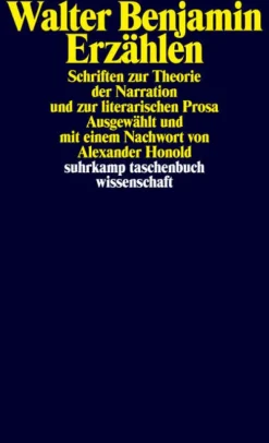 Suhrkamp Verlag Literaturwissenschaft-Erzählen