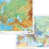 Stiefel Eurocart GmbH Schreibtischunterlagen*Europa und der Nahe Osten physisch/politisch. DUO-Schreibunterlage klein